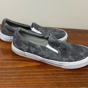Gray Slip-On Men's Shoes